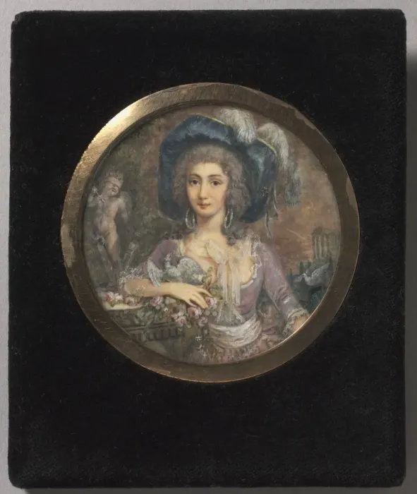 Framed Print : Portrait of Mademoiselle Colombi, 1788. Creator: Jacques Delusee (French, 1757-1833) Framed Print : Portrait of Mademoiselle Colombi, 1788. Creator: Jacques Delusee (French, 1757-1833)