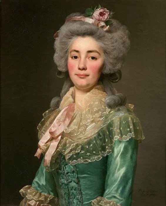 Framed Print : Portrait of Mademoiselle de Fontenay, 1784 Framed Print : Portrait of Mademoiselle de Fontenay, 1784