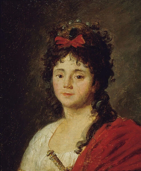 Portrait de Mademoiselle Maillard (Marie-Thérèse Davoux, 1766-1818, dite), chanteuse à l'Opéra, c1790 Creator: Jean-Franois Garnerey