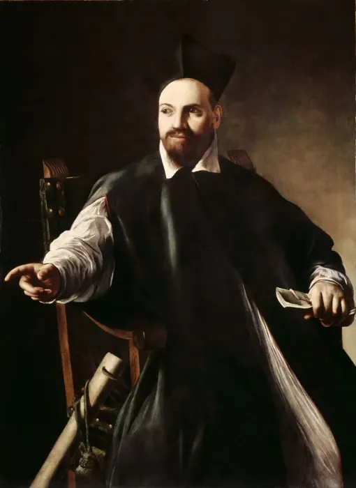 Framed Print : Portrait of Maffeo Barberini, c1598 Framed Print : Portrait of Maffeo Barberini, c1598