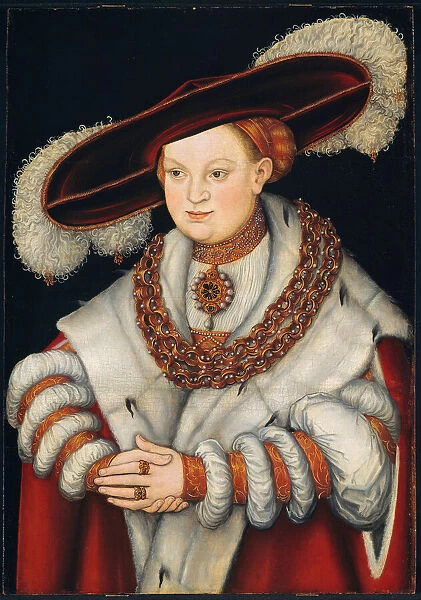 Portrait of Magdalena of Saxony, Wife of Elector Joachim II of Brandenburg, c. 1529