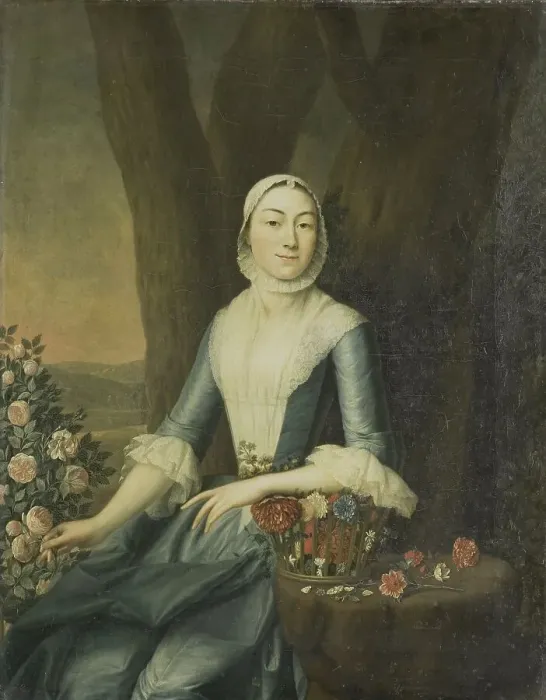 Framed Print : Portrait of Magdalena van Citters, Wife of Adriaen Isaac Hurgronje, c.1760. Creator: Unknown Framed Print : Portrait of Magdalena van Citters, Wife of Adriaen Isaac Hurgronje, c.1760. Creator: Unknown