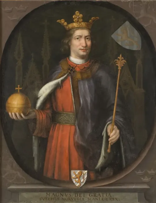 Framed Print : Portrait of Magnus Eriksson (1316-1374), King of Sweden and Norway Framed Print : Portrait of Magnus Eriksson (1316-1374), King of Sweden and Norway