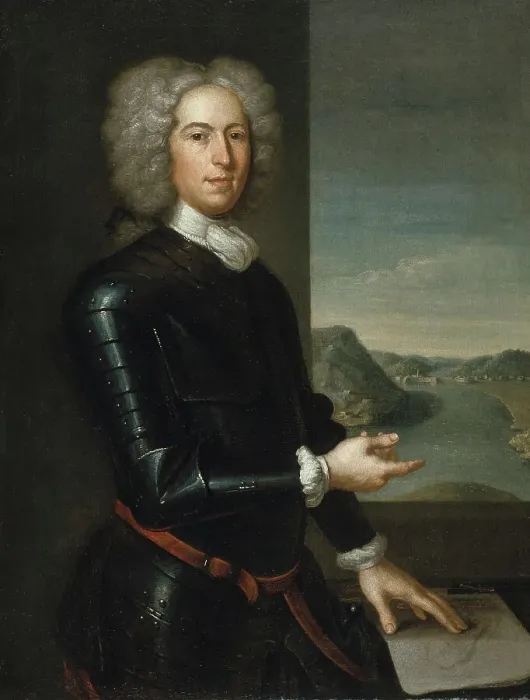 Framed Print : Portrait of Major General Paul Mascarene, 1729. Creator: John Smibert Framed Print : Portrait of Major General Paul Mascarene, 1729. Creator: John Smibert