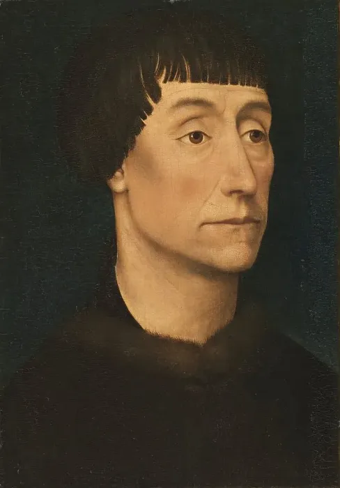 Framed Print : Portrait of a Man, 1464. Creator: Rogier Van der Weyden Framed Print : Portrait of a Man, 1464. Creator: Rogier Van der Weyden