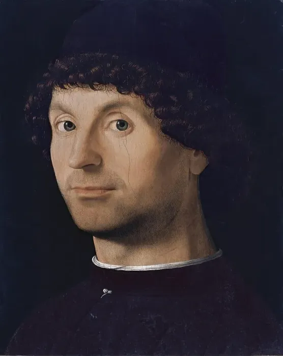 Framed Print : Portrait of a Man, 1472. Creator: Antonello da Messina Framed Print : Portrait of a Man, 1472. Creator: Antonello da Messina