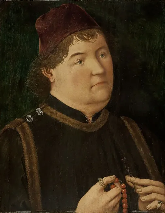 Framed Print : Portrait of a Man, 1480. Creator: Anon Framed Print : Portrait of a Man, 1480. Creator: Anon