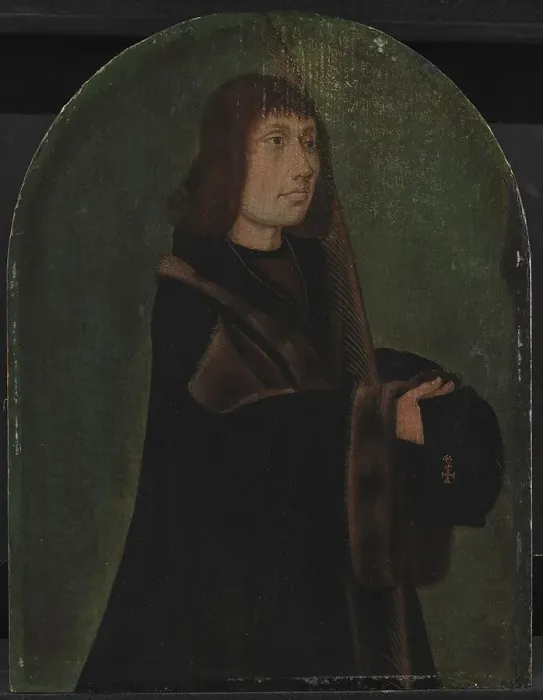 Framed Print : Portrait of a Man, 1501-1515. Creator: Master of Alkmaar Framed Print : Portrait of a Man, 1501-1515. Creator: Master of Alkmaar