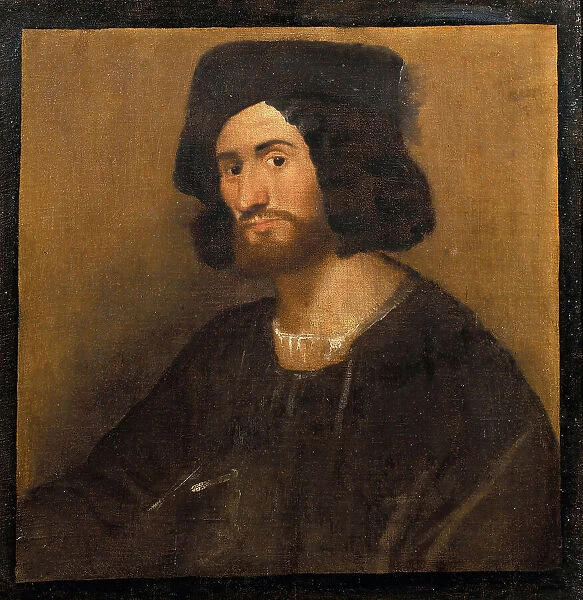 Portrait of a Man, 1517-1518. Creator: Cariani, Giovanni (ca. 1485-1547)