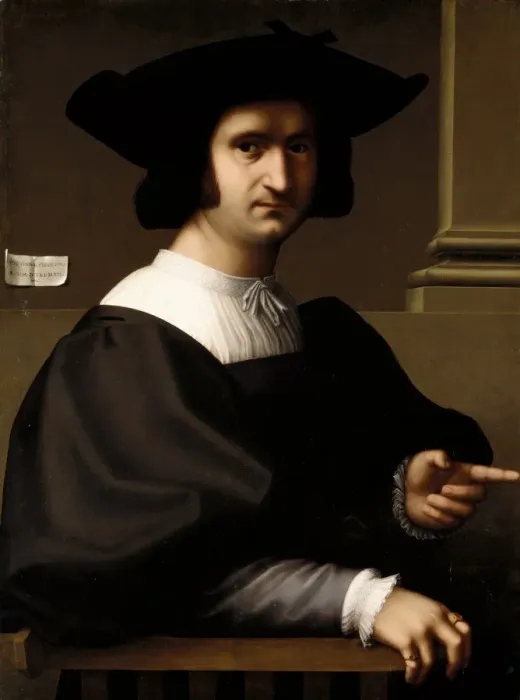 Framed Print : Portrait of a Man, 1521. Creator: Tommaso di Stefano Lunetti Framed Print : Portrait of a Man, 1521. Creator: Tommaso di Stefano Lunetti