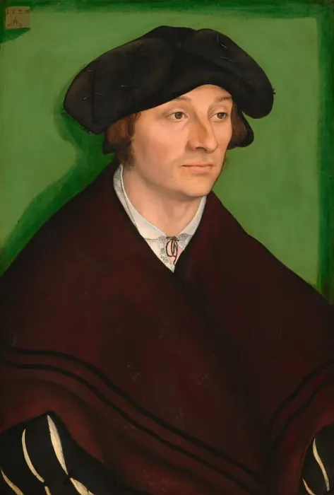Framed Print : Portrait of a Man, 1522. Creator: Lucas Cranach the Elder Framed Print : Portrait of a Man, 1522. Creator: Lucas Cranach the Elder