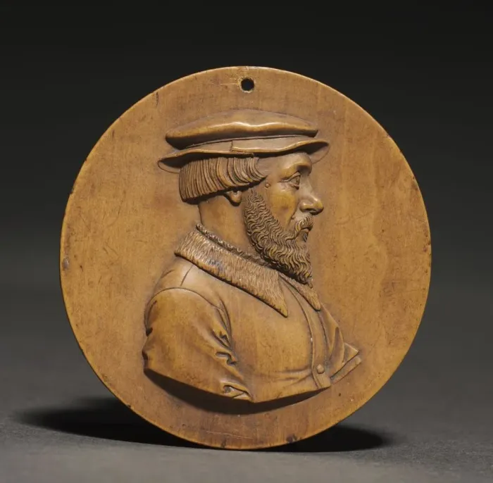 Framed Print : Portrait of a Man, 1523-1536. Creator: Christoph Weiditz (German, c. 1500-1559) Framed Print : Portrait of a Man, 1523-1536. Creator: Christoph Weiditz (German, c. 1500-1559)