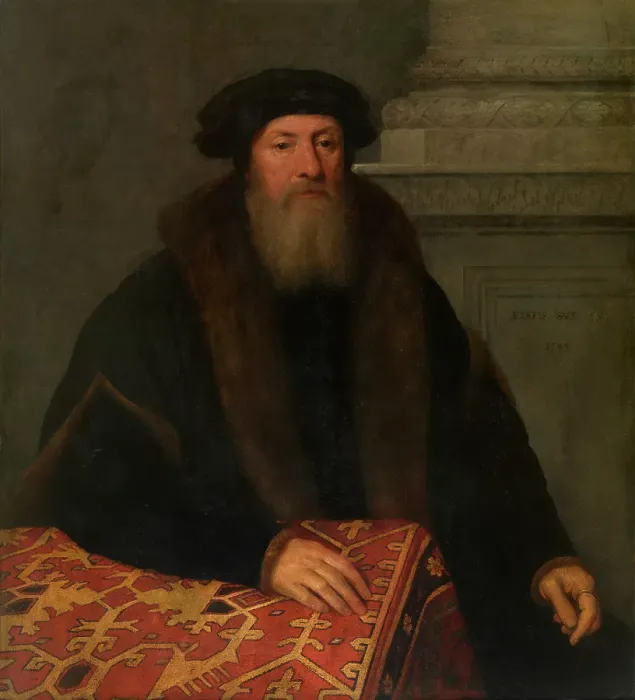 Framed Print : Portrait of a Man, 1543. Creator: Willem Key Framed Print : Portrait of a Man, 1543. Creator: Willem Key