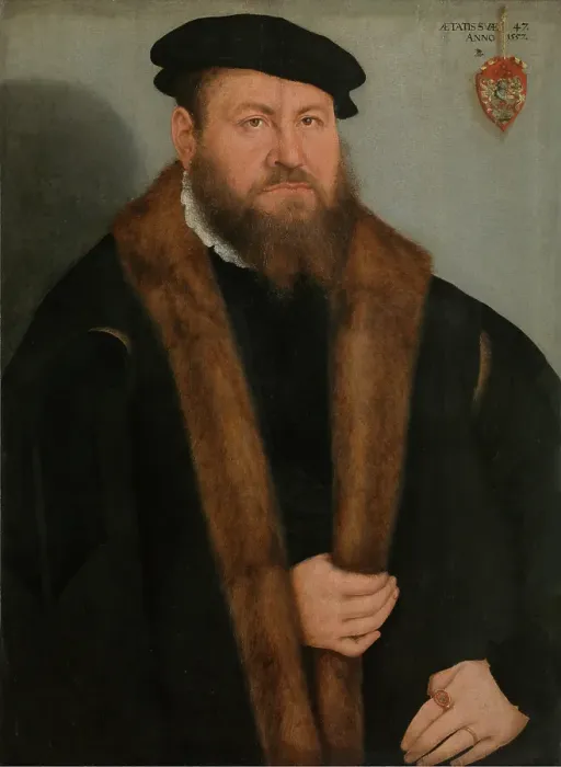 Framed Print : Portrait of a Man, 1557. Creator: Lucas Cranach the Younger Framed Print : Portrait of a Man, 1557. Creator: Lucas Cranach the Younger