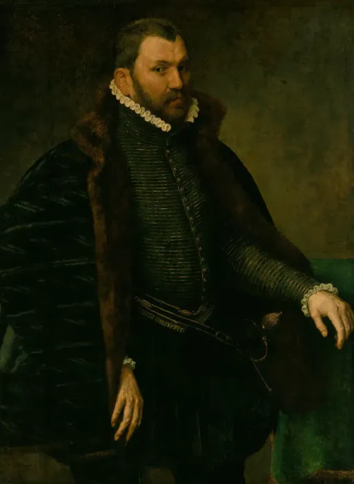Framed Print : Portrait of a Man, 1565 / 70. Creator: Antonis Mor Framed Print : Portrait of a Man, 1565 / 70. Creator: Antonis Mor