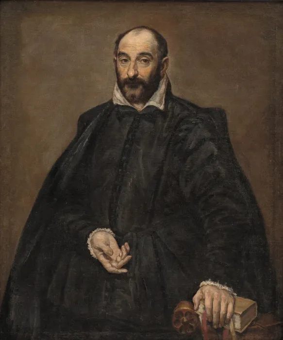 Framed Print : Portrait of a Man, 1570s. Artist: El Greco, Dominico (1541-1614) Framed Print : Portrait of a Man, 1570s. Artist: El Greco, Dominico (1541-1614)