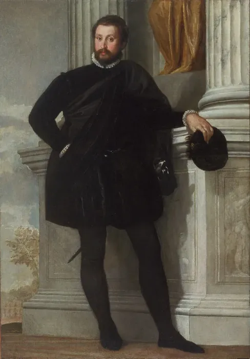 Framed Print : Portrait of a Man, about 1576-1578. Creator: Paolo Veronese Framed Print : Portrait of a Man, about 1576-1578. Creator: Paolo Veronese