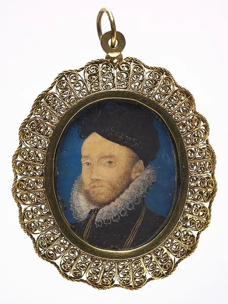 Portrait of a Man, 1590s. Creator: Nicholas Hilliard (British, c. 1547-1619)