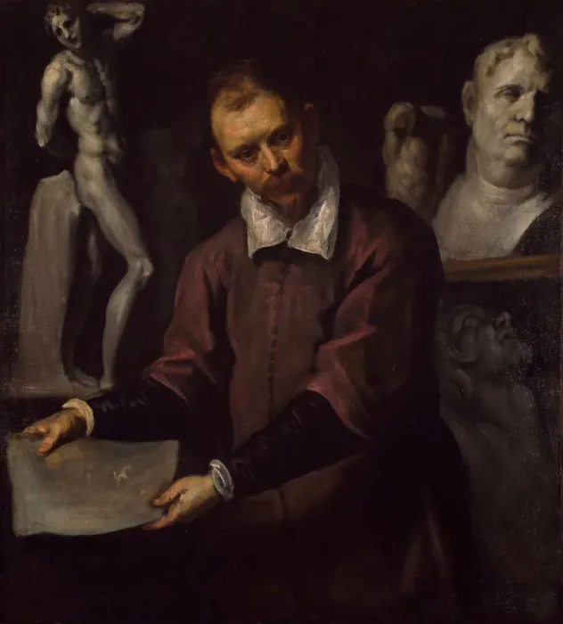 Framed Print : Portrait of a Man, 1600-1610. Creator: Jacopo Palma Framed Print : Portrait of a Man, 1600-1610. Creator: Jacopo Palma