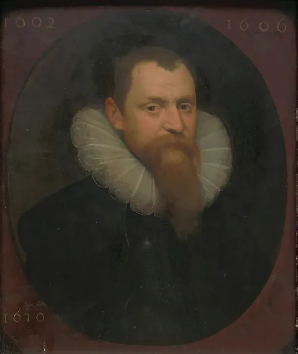 Framed Print : Portrait of a Man, 1602. Creator: Anon Framed Print : Portrait of a Man, 1602. Creator: Anon