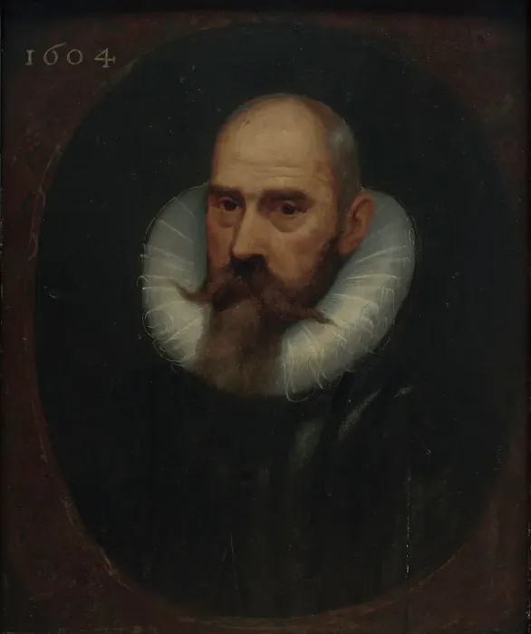 Framed Print : Portrait of a Man, 1604. Creator: Anon Framed Print : Portrait of a Man, 1604. Creator: Anon