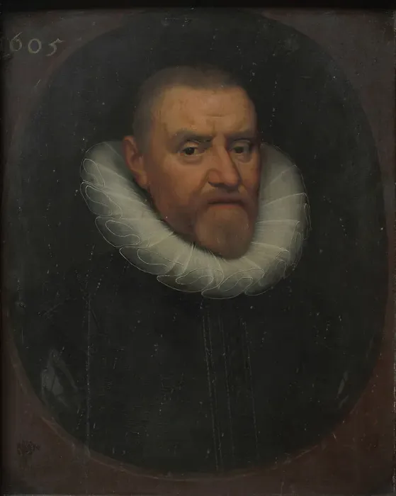 Framed Print : Portrait of a Man, 1605. Creator: Anon Framed Print : Portrait of a Man, 1605. Creator: Anon
