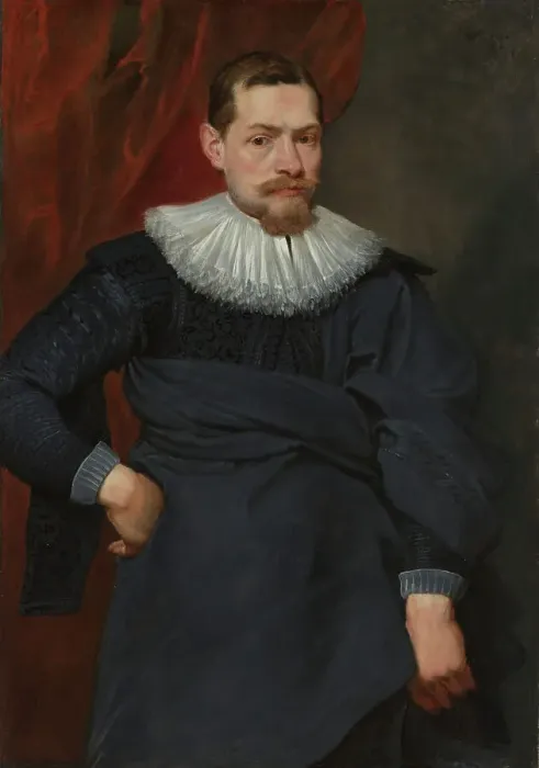 Framed Print : Portrait of a Man, 1619. Creator: Anthony van Dyck Framed Print : Portrait of a Man, 1619. Creator: Anthony van Dyck