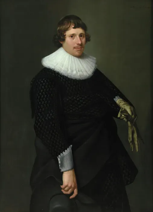 Framed Print : Portrait of a Man, 1635. Creator: Nicolaes Eliasz Pickenoy Framed Print : Portrait of a Man, 1635. Creator: Nicolaes Eliasz Pickenoy