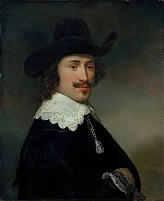 Framed Print : Portrait of a Man, 1640. Creator: Govaert Flinck Framed Print : Portrait of a Man, 1640. Creator: Govaert Flinck