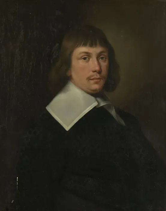 Framed Print : Portrait of a man, 1643. Creator: Unknown Framed Print : Portrait of a man, 1643. Creator: Unknown