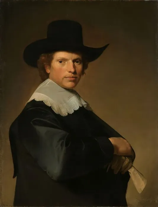 Framed Print : Portrait of a Man, 1646. Creator: Jan Verspronck Framed Print : Portrait of a Man, 1646. Creator: Jan Verspronck