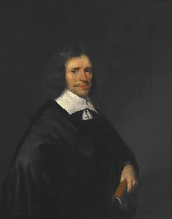 Framed Print : Portrait of a Man, about 1658. Creator: Gerard Terborch II Framed Print : Portrait of a Man, about 1658. Creator: Gerard Terborch II