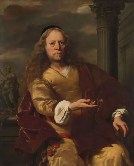 Framed Print : Portrait of a Man, 1663. Creator: Ferdinand Bol Framed Print : Portrait of a Man, 1663. Creator: Ferdinand Bol