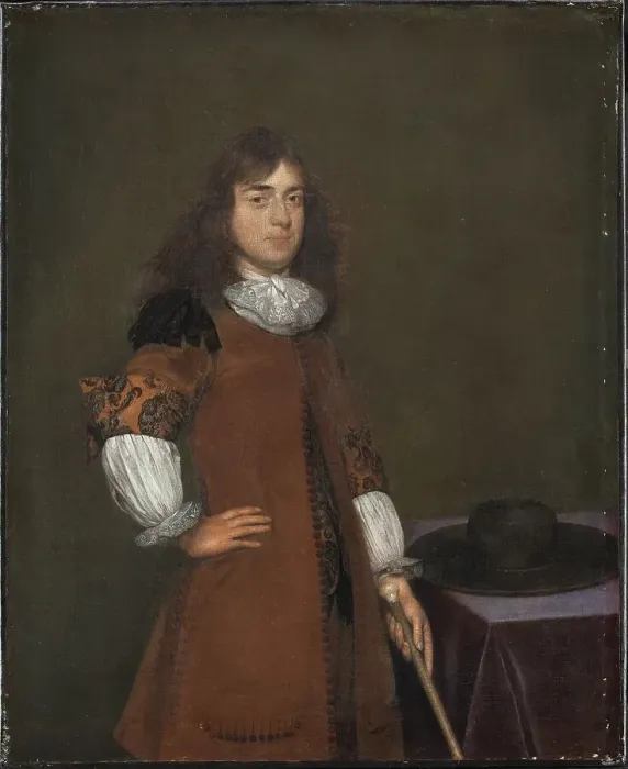 Framed Print : Portrait of a Man, 1670-1679. Creator: Gerard ter Borch Framed Print : Portrait of a Man, 1670-1679. Creator: Gerard ter Borch