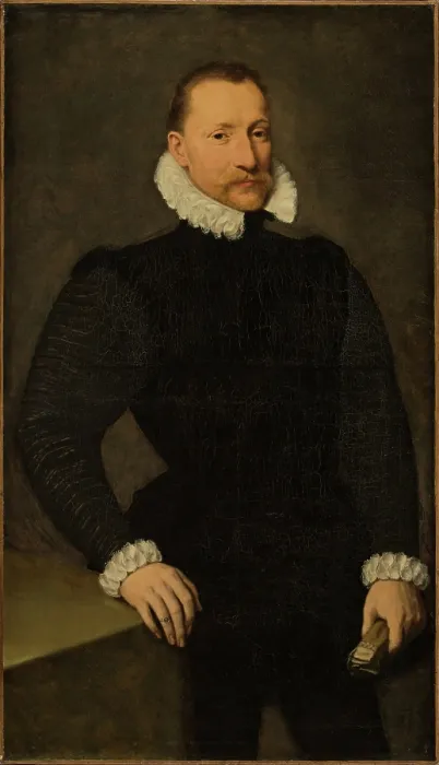 Framed Print : Portrait of a Man, 16th century. Creator: Antonis Mor Framed Print : Portrait of a Man, 16th century. Creator: Antonis Mor
