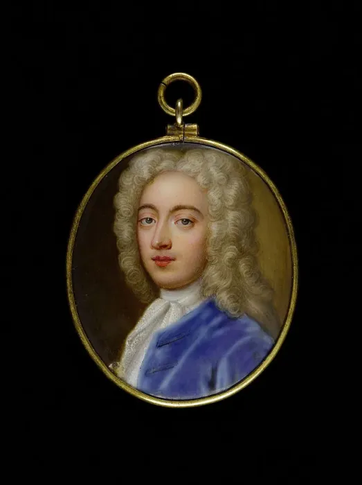 Framed Print : Portrait of a man, between 1700 and 1730. Creator: English School Framed Print : Portrait of a man, between 1700 and 1730. Creator: English School