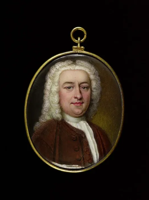 Framed Print : Portrait of a man, between 1700 and 1750. Creator: English School