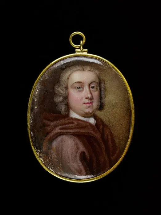 Framed Print : Portrait of a man, between 1740 and 1770. Creator: English School Framed Print : Portrait of a man, between 1740 and 1770. Creator: English School