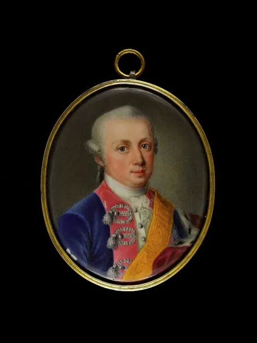 Framed Print : Portrait of a man, between 1750 and 1775. Creator: English School Framed Print : Portrait of a man, between 1750 and 1775. Creator: English School