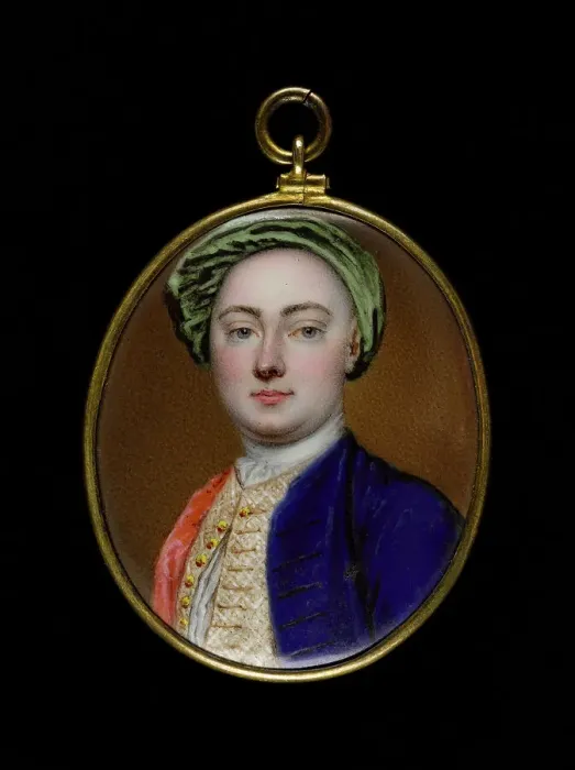 Framed Print : Portrait of a man, between 1750 and 1775. Creator: English School Framed Print : Portrait of a man, between 1750 and 1775. Creator: English School