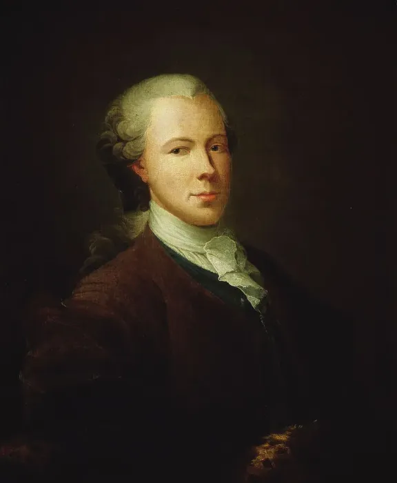 Framed Print : Portrait of a Man, 1754. Creator: Isak Wacklin Framed Print : Portrait of a Man, 1754. Creator: Isak Wacklin