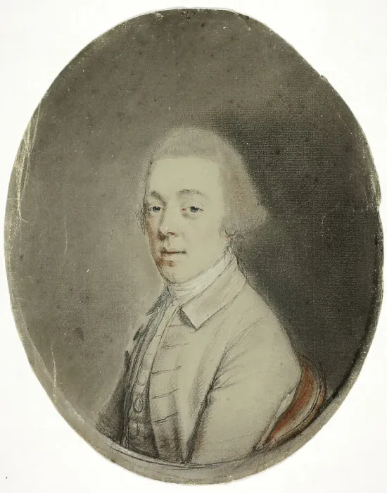 Framed Print : Portrait of a Man, 1770. Creator: Hugh Douglas Hamilton Framed Print : Portrait of a Man, 1770. Creator: Hugh Douglas Hamilton
