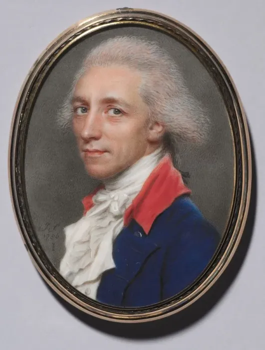 Framed Print : Portrait of a Man, 1786. Creator: John I Smart (British, 1741-1811) Framed Print : Portrait of a Man, 1786. Creator: John I Smart (British, 1741-1811)