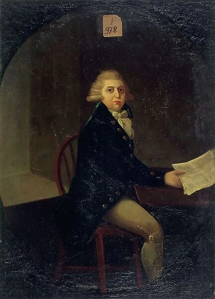 Portrait of a man, between 1789 and 1799. Creator: Unknown