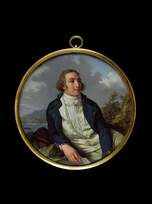 Framed Print : Portrait of a man, between 1790 and 1810. Creator: Unknown