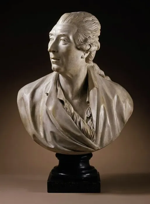Framed Print : Portrait of a Man, 1791. Creator: Augustin Pajou Framed Print : Portrait of a Man, 1791. Creator: Augustin Pajou