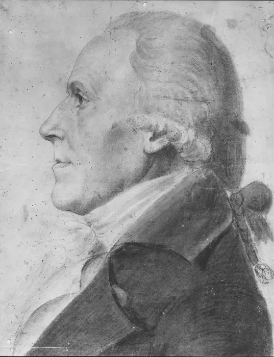 Framed Print : Portrait of a Man, 1797-98. Creator: Charles Balthazar Julien Fevret de Saint-Memin Framed Print : Portrait of a Man, 1797-98. Creator: Charles Balthazar Julien Fevret de Saint-Memin