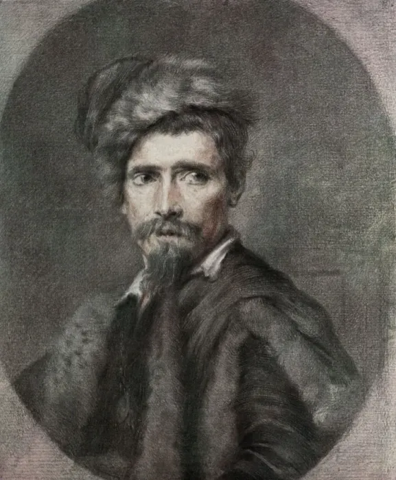 Framed Print : Portrait of a Man, 17th century, (1912). Artist: C Hutin Framed Print : Portrait of a Man, 17th century, (1912). Artist: C Hutin