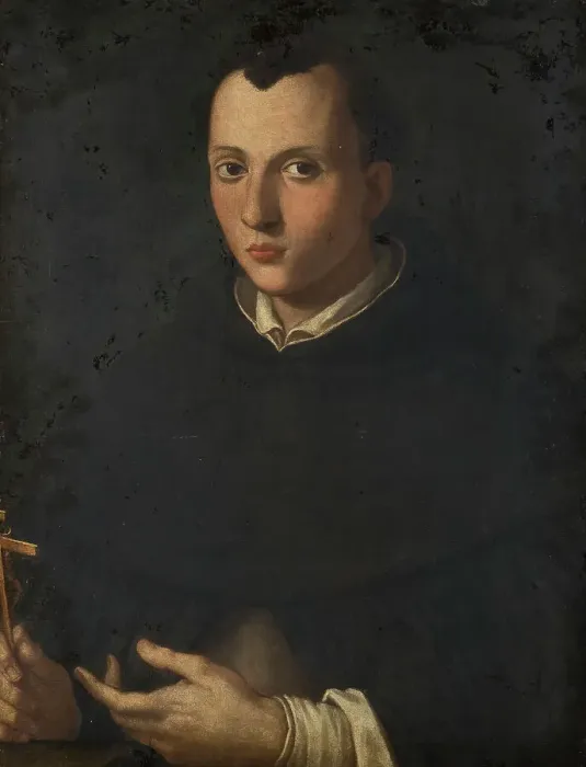 Framed Print : Portrait of a Man, 17th century. Creator: School of Alessandro Allori Framed Print : Portrait of a Man, 17th century. Creator: School of Alessandro Allori