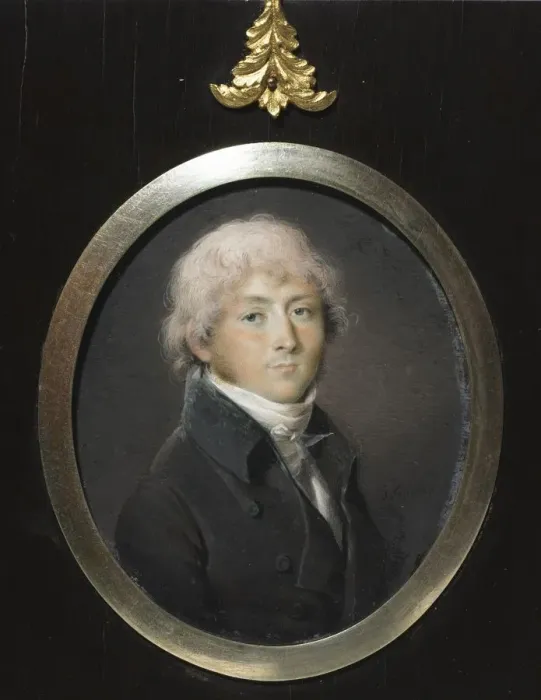 Framed Print : Portrait of a Man, 1800. Creator: Jean-Urbain Guerin (French, 1760-1836) Framed Print : Portrait of a Man, 1800. Creator: Jean-Urbain Guerin (French, 1760-1836)